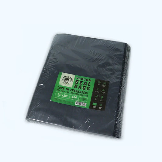 Trappers Choice 15" x 20" Black/Clear Vacuum Seal Bags