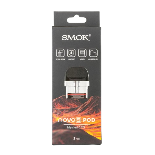 SMOK - Novo 5 0.7Ω Meshed Replacement Pod - Pack of 3