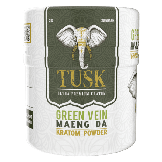 Tusk Ultra Premium Powder - Green Vein Maeng Da Kratom Powder