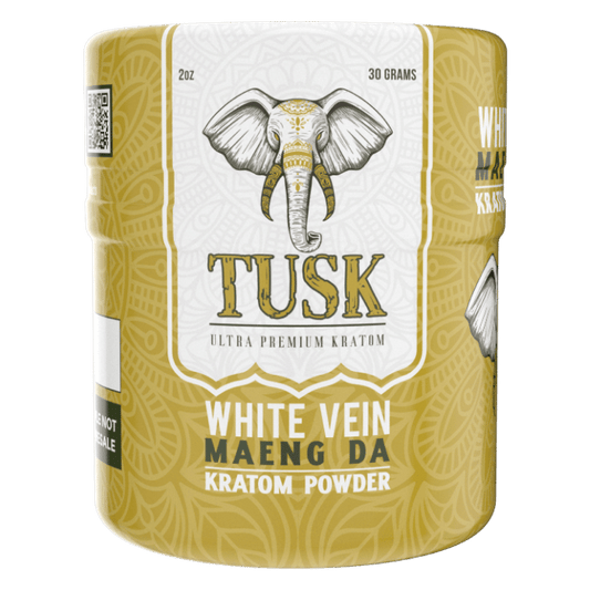 Tusk Ultra Premium Kratom - White Vein Maeng Da Kratom Powder