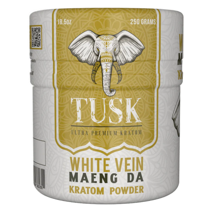 Tusk Ultra Premium Kratom - White Vein Maeng Da Kratom Powder