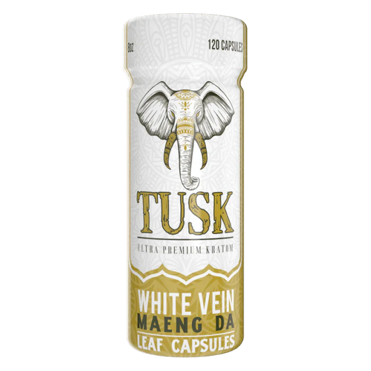 Tusk Ultra Premium Kratom - White Vein Capsules