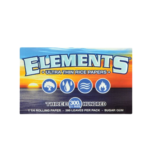 Elements 300x 1 1/4 size Ultra Thin Rice Papers