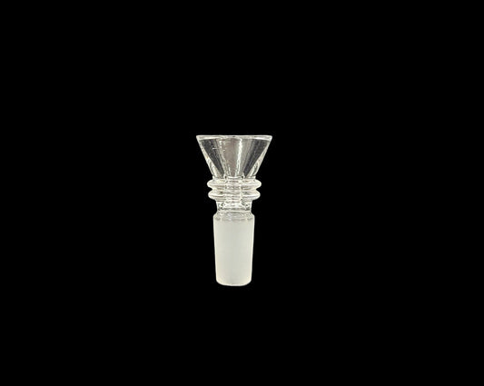 14mm Male Clear Cone Bowl Piece