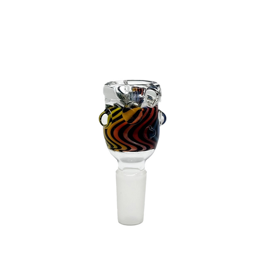 14mm Male Colorful Swirl Bowl Piece