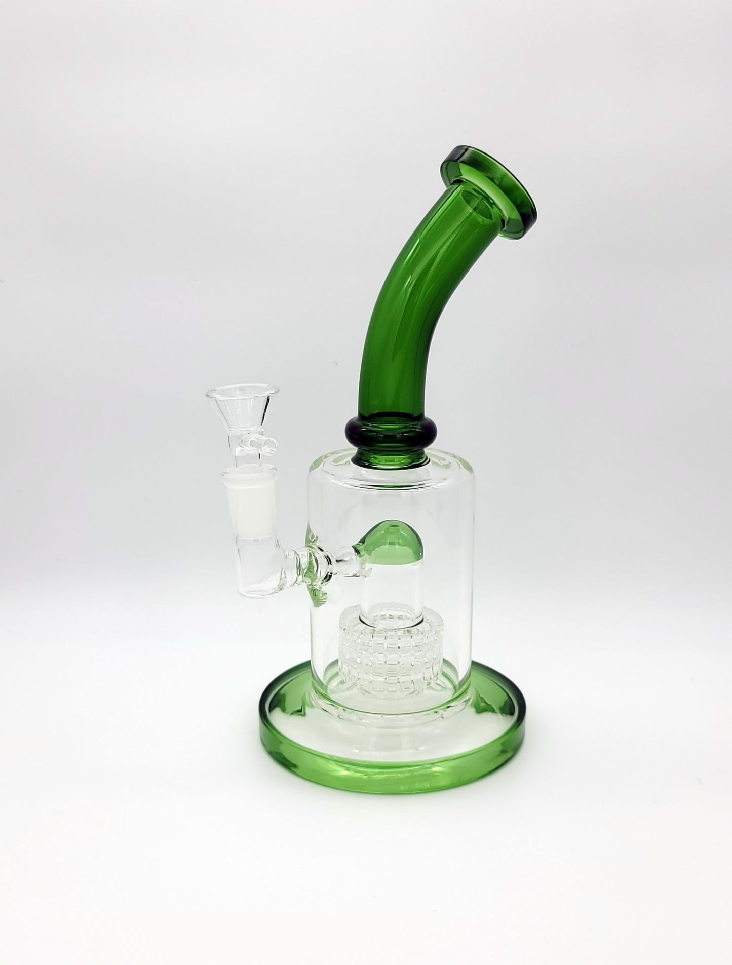 9.5" Green Dab Rig with Matrix Perc