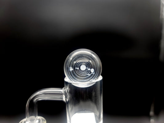 Clear Marble Carb Cap