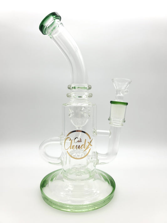 Cali CloudX - 9.5" Recycler Rig with Perc