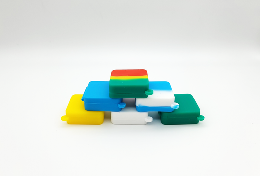 39mm Square Silicone Wax Container