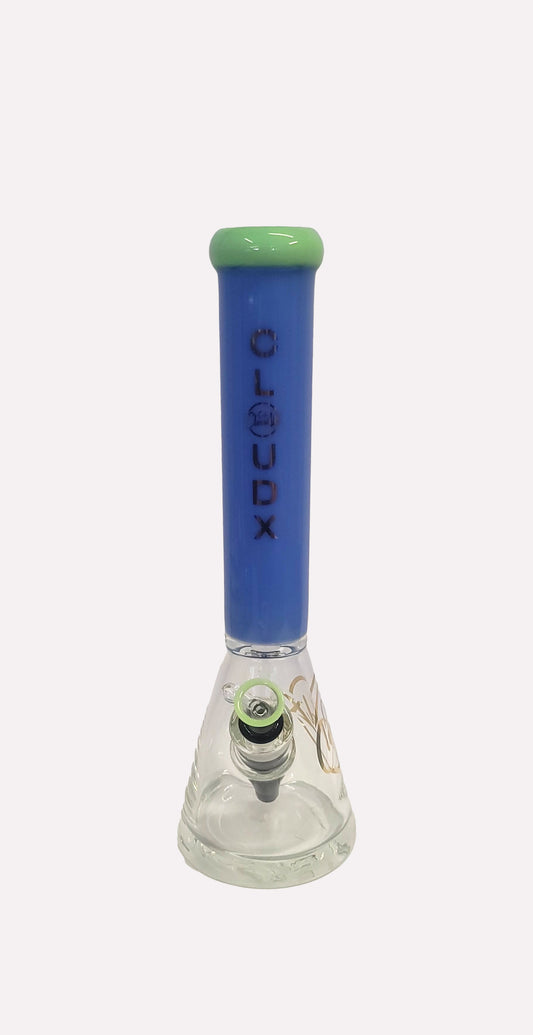 15” Color Tube Beaker with Ice Catcher by Cali CloudX