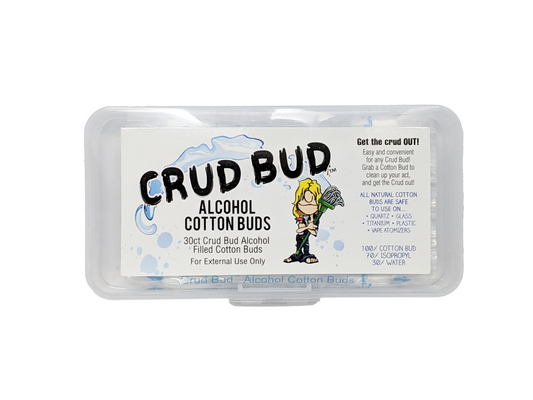Crud Bud Alcohol Cotton Swabs