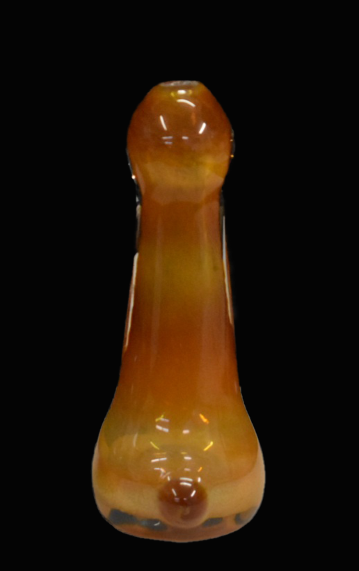 3" Amber Glass Chillum