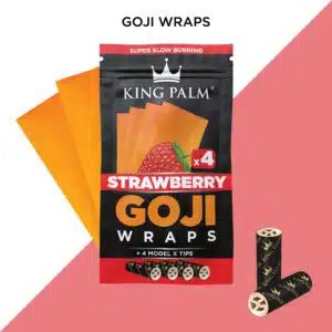 King Palm Goji Berry Blunt Wraps - 4 pack