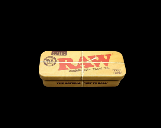 RAW  Metal Tin for Pre-Rolled Cones 1 1/4