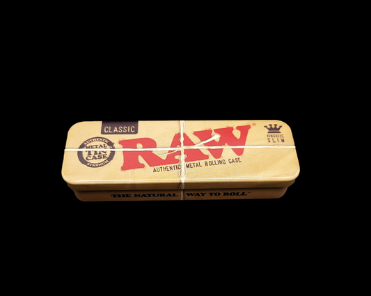 RAW Storage Tin Pre-Rolled King Size Cones