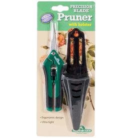 Precision Blade Straight Pruner with Holster (Green)
