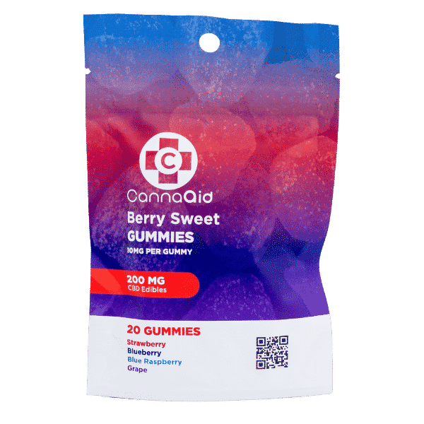 CannaAid Berry Sweet Gummies 200mg