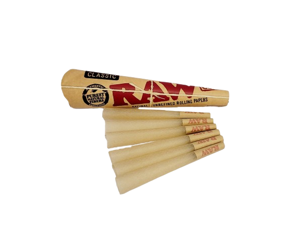 RAW Classic Unrefined Cone Papers