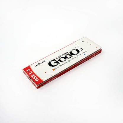 Captain GoGo 1 1/4 Bleached White Rolling Papers