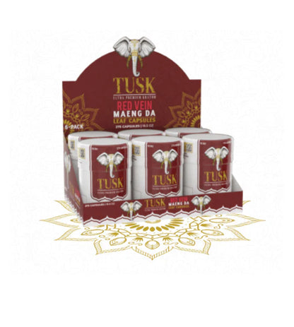 Tusk Red Vein Maeng Da Capsules