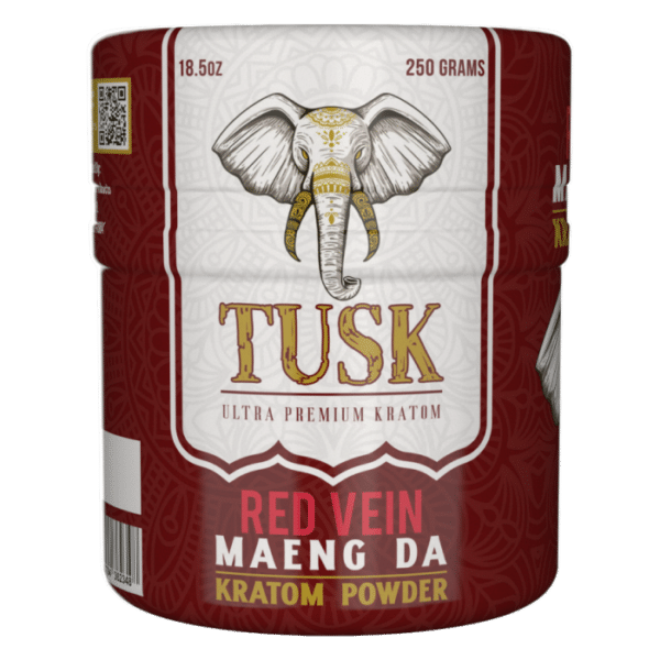 Tusk Red Vein Maeng Da Kratom Powder