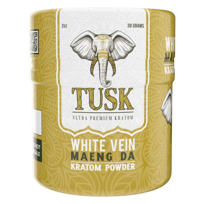 Tusk Ultra Premium Kratom - White Vein Capsules