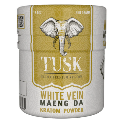 Tusk Ultra Premium Kratom - White Vein Maeng Da Kratom Powder