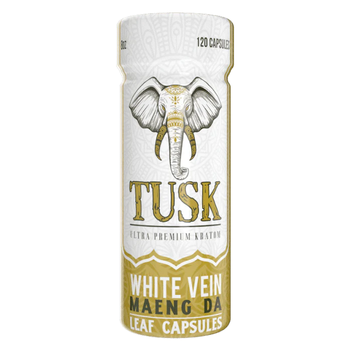 Tusk Ultra Premium Kratom - White Vein Capsules