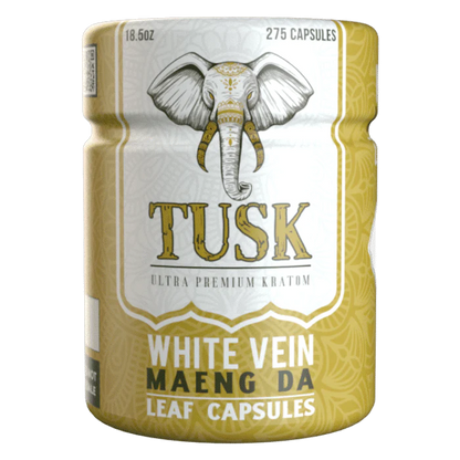 Tusk Ultra Premium Kratom - White Vein Capsules