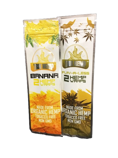 True Hemp - Organic Hemp Wraps 2 Pack