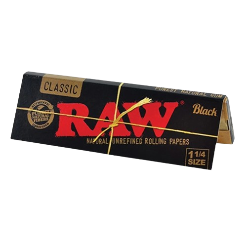 RAW Classic Black 1 1/4 Papers