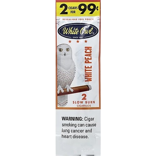 White Owl White Peach Single