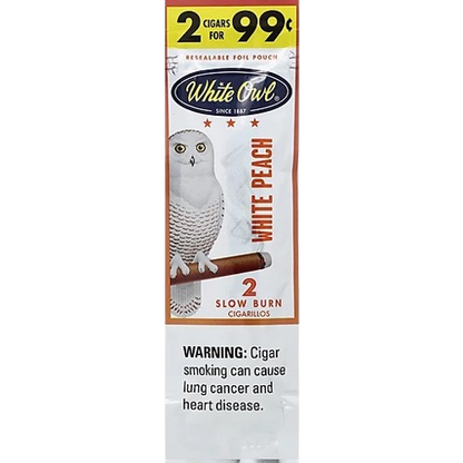 White Owl White Peach Single