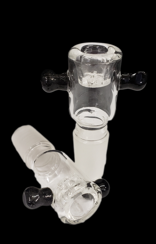 18mm Male Glass Bowl with Built in Screen