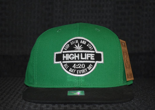 High Life Green Snapback