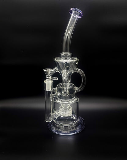 13" 4 Arm Recycler Dab Rig with Matrix Percolator