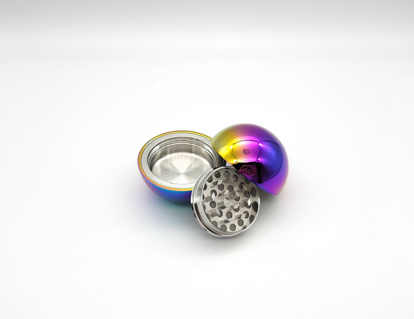 53mm Rainbow 3 Piece Sphere Grinder