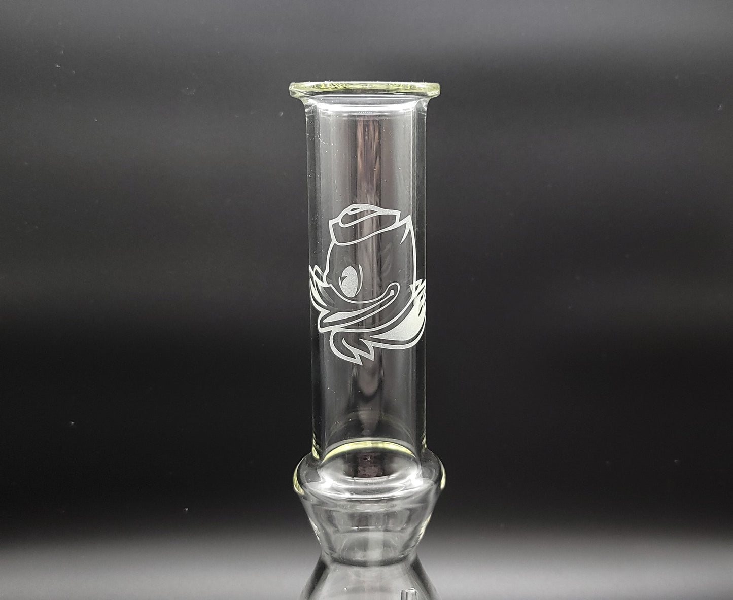 10" Oregon Ducks Sandblasted Beaker