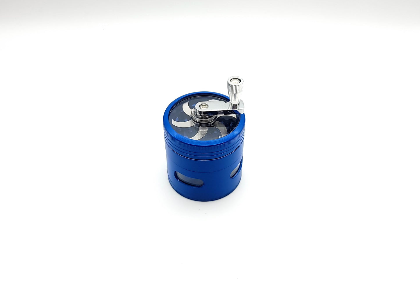 4 Part 53mm Herb Grinder with Handle Window