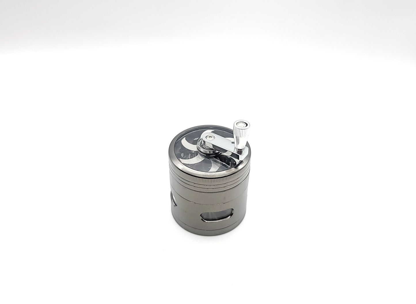 4 Part 53mm Herb Grinder with Handle Window