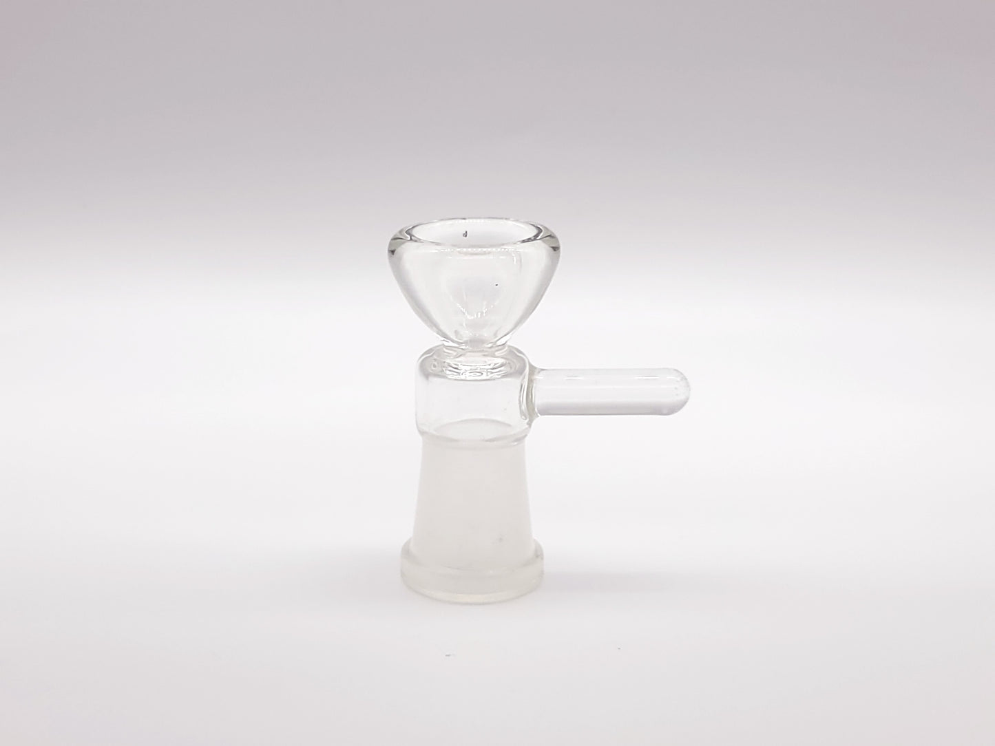 14mm Female Clear Bowl Piece with Handle