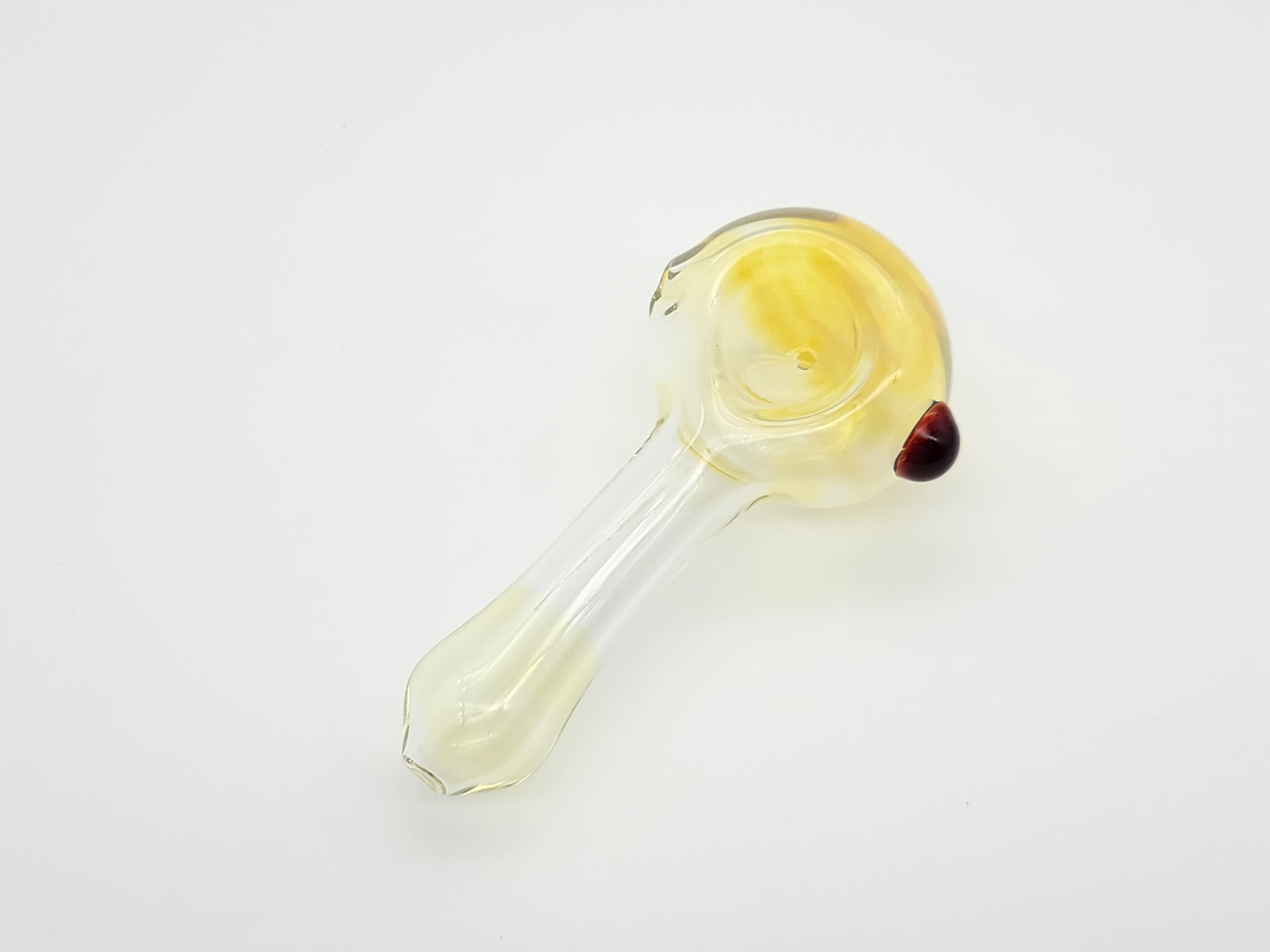 4" Fumed Colored Marble Spoon Pipe