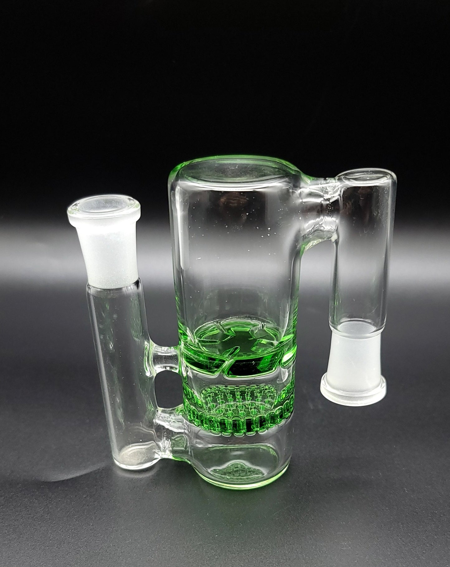 Honeycomb & Whirlpool Percolator Ash Catcher Green