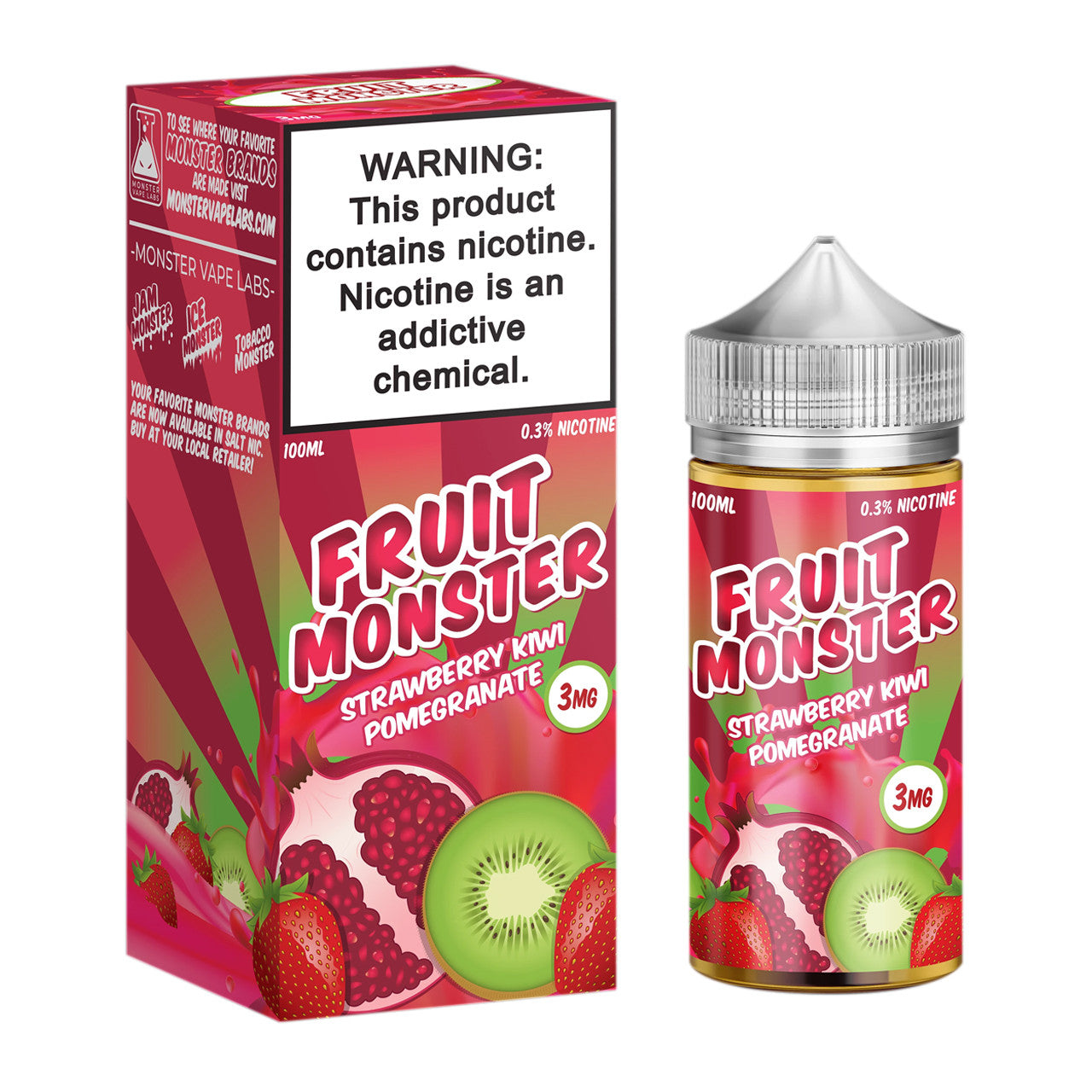 Fruit Monster Tobacco-Free Nicotine E-Liquid 100ml