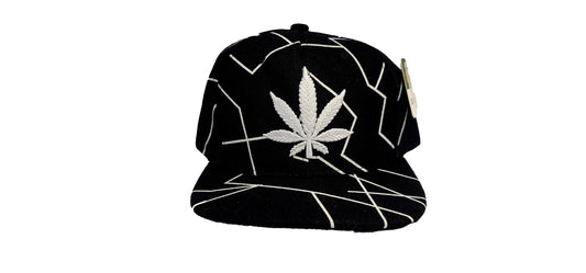 Leaf with Lightning Pattern Snap Back