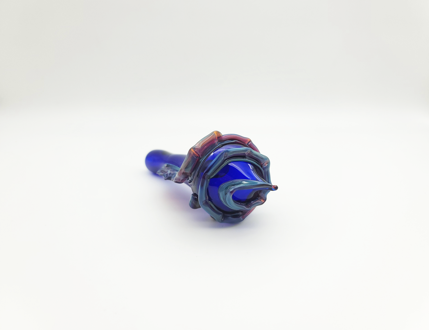 Cobalt Blue Sea Shell Hand Pipes