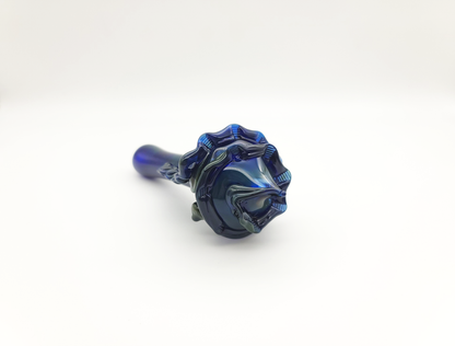 Cobalt Blue Sea Shell Hand Pipes