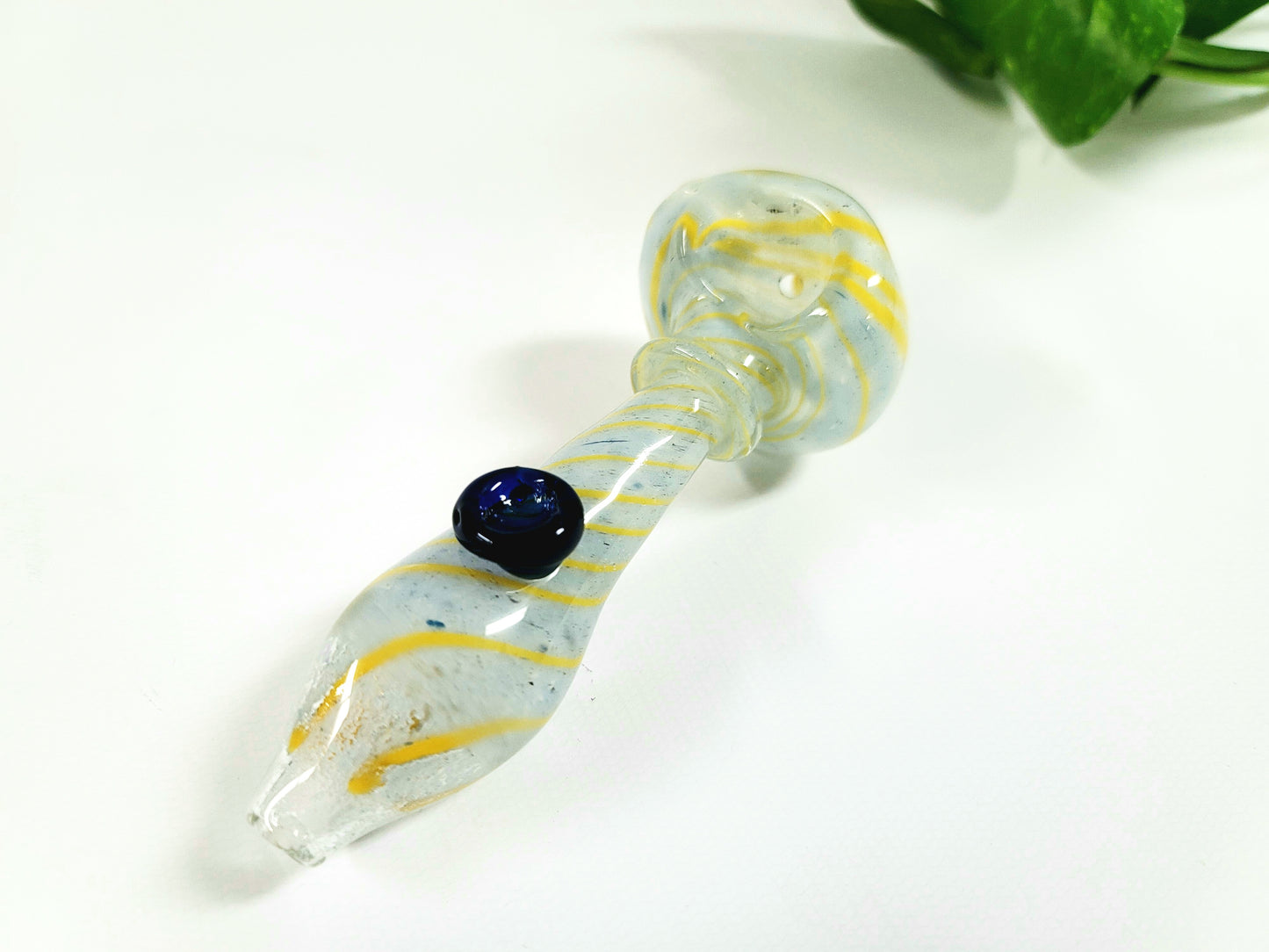 5" Frit Swirl Spoon Pipe