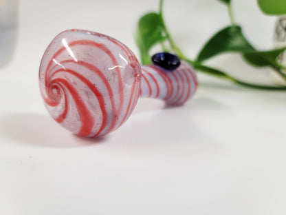 5" Frit Swirl Spoon Pipe