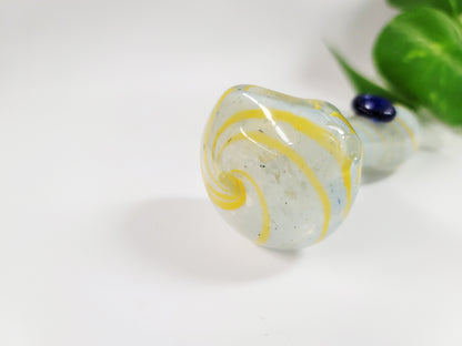 5" Frit Swirl Spoon Pipe